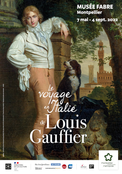 Affiche de l'exposition Le Voyage en Italie de Louis Gauffier