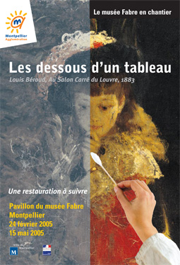 Peinture, jeune femme pensive